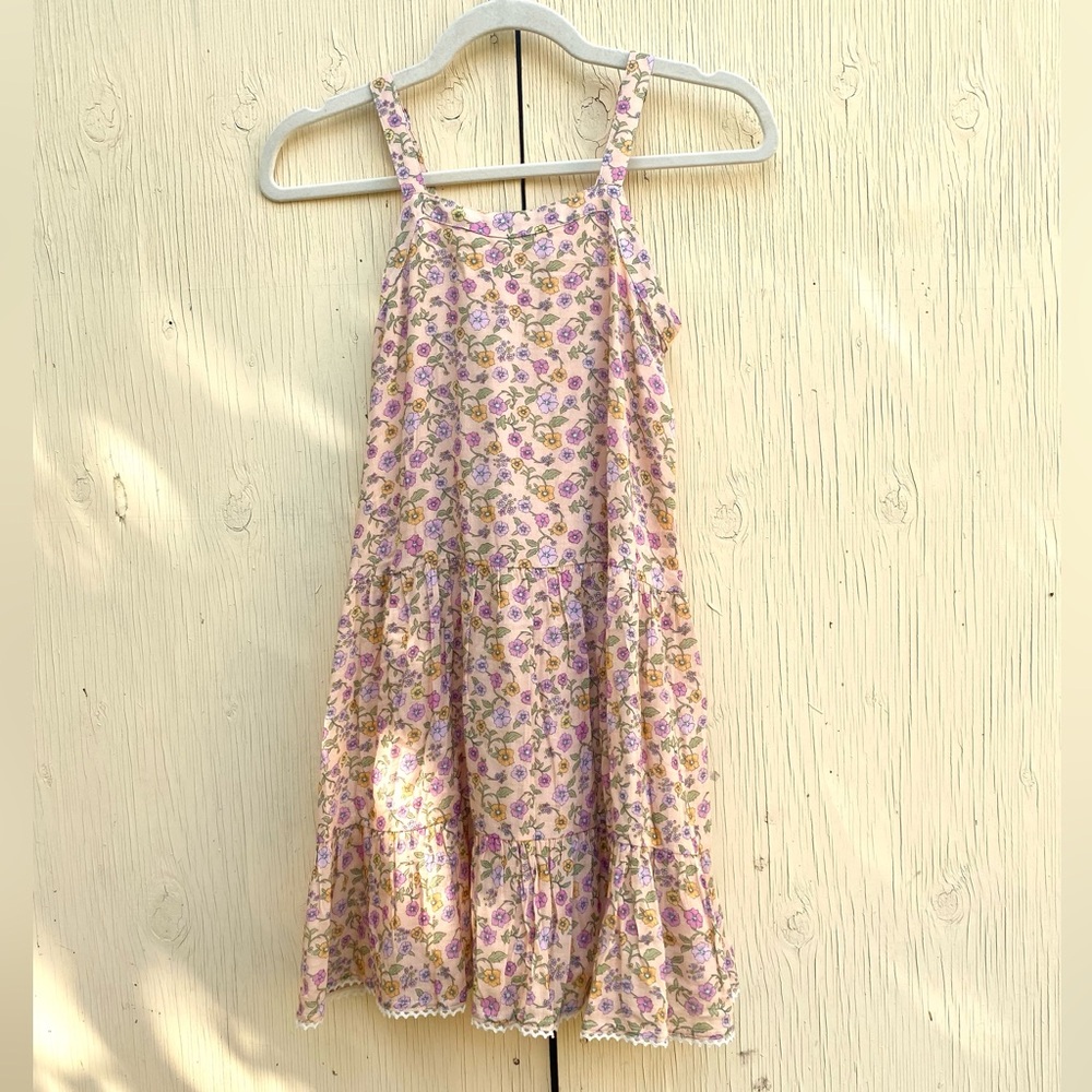 Little Spell Mossy Strappy Dress in Spring Garden